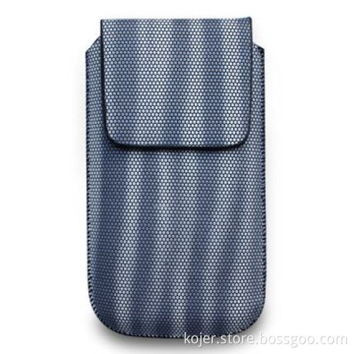 Leather Mobile Phone Case with Retractable Pull-tab/Magnetic Flap Closure, Used for Apple's iPhone 4
